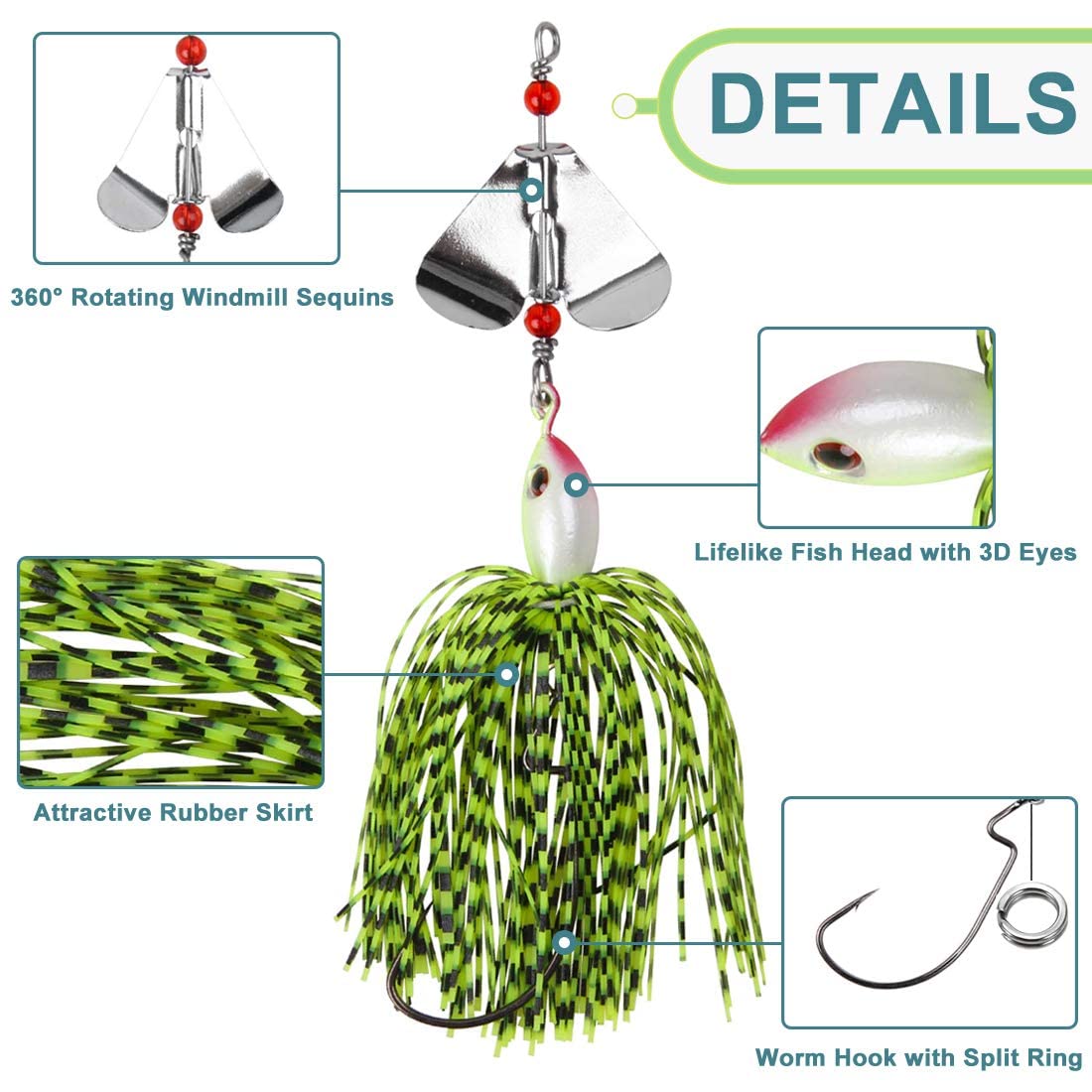 Proberos 5pcs Stainless Steel Fishing Bait Kit Lifelike Artificial Hooks Imitating Fish School Fishing Lures Baits Fishing Hooks for Bass, Freshwater Saltwater Fishing Fish Hunting Tools Proberos 5pcs Stainless Steel Fishing Bait Kit Lifelike Artificial Hooks Imitating Fish School Fishing Lures Baits Fishing Hooks for Bass, Freshwater Saltwater Fishing Fish Hunting Tools